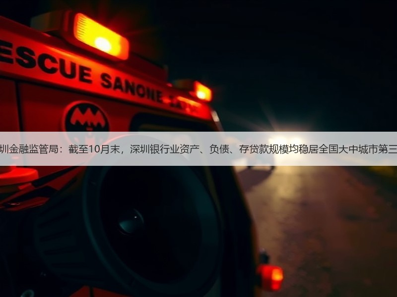深圳金融监管局：截至10月末，深圳银行业资产、负债、存贷款规模均稳居全国大中城市第三位