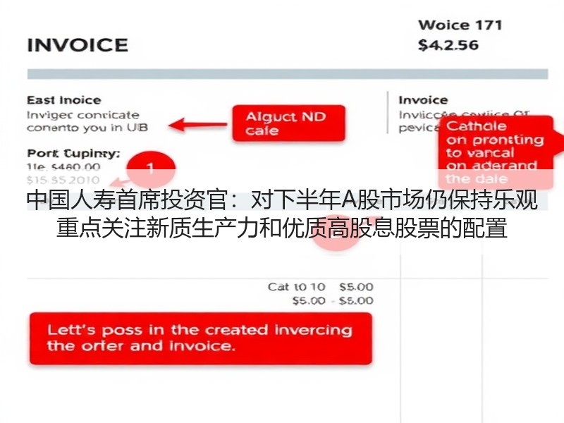 中国人寿首席投资官：对下半年A股市场仍保持乐观 重点关注新质生产力和优质高股息股票的配置
