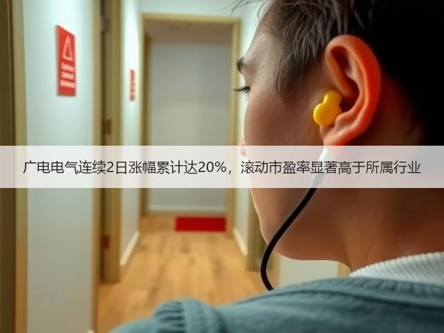 广电电气连续2日涨幅累计达20%，滚动市盈率显著高于所属行业(图3)