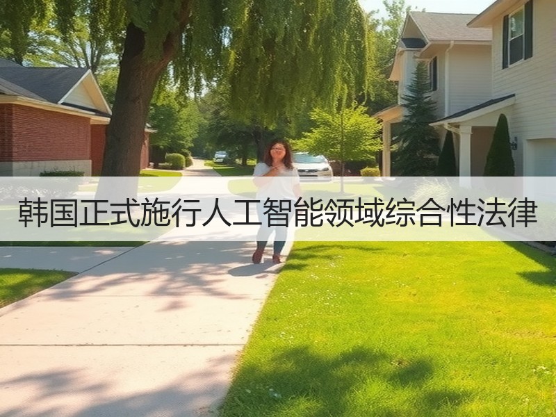 韩国正式施行人工智能领域综合性法律