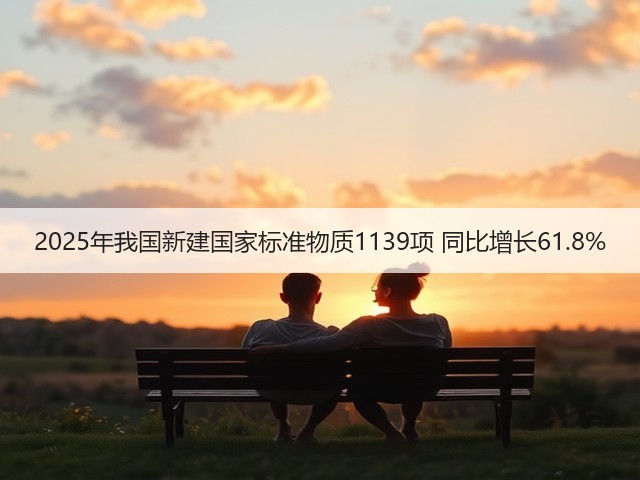 2025年我国新建国家标准物质1139项 同比增长61.8%(图2) 2025年我国新建国家标准物质1139项 同比增长61.8%(图2)
