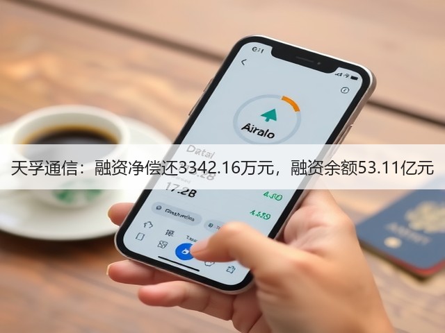 天孚通信：融资净偿还3342.16万元，融资余额53.11亿元(图2)
