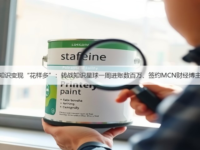 鲸观察｜券商首席知识变现“花样多”：转战知识星球一周进账数百万、签约MCN财经博主“出道”吃流量饭(图1)
