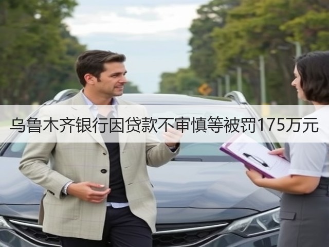 乌鲁木齐银行因贷款不审慎等被罚175万元(图2) 乌鲁木齐银行因贷款不审慎等被罚175万元(图2)