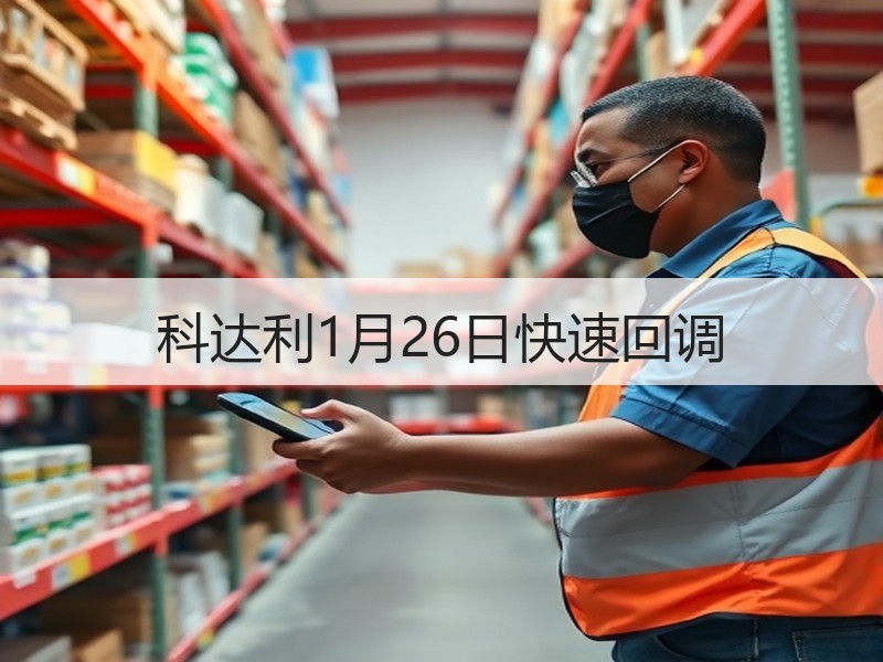 科达利1月26日快速回调