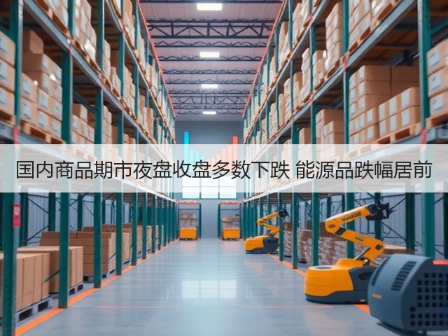 国内商品期市夜盘收盘多数下跌 能源品跌幅居前(图1)