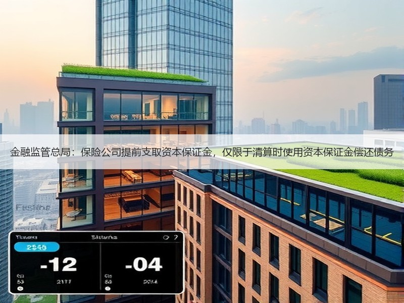 金融监管总局：保险公司提前支取资本保证金，仅限于清算时使用资本保证金偿还债务