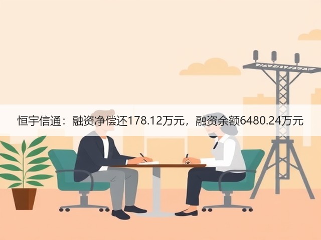 恒宇信通:融资净偿还178.12万元,融资余额6480.24万元(图2) 恒宇信通:融资净偿还178.12万元,融资余额6480.24万元(图2)