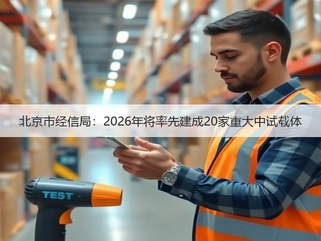 北京市经信局:2026年将率先建成20家重大中试载体(图3) 北京市经信局:2026年将率先建成20家重大中试载体(图3)
