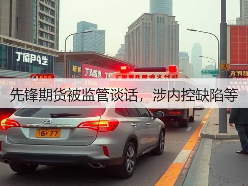先锋期货被监管谈话，涉内控缺陷等