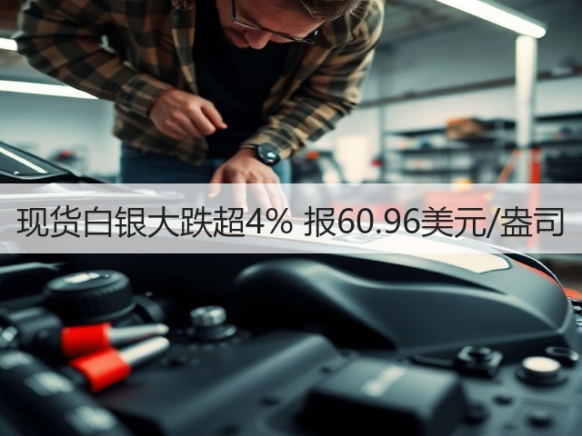 现货白银大跌超4% 报60.96美元/盎司(图2)
