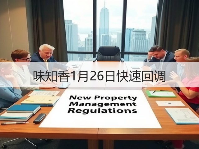 味知香1月26日快速回调(图3) 味知香1月26日快速回调(图3)