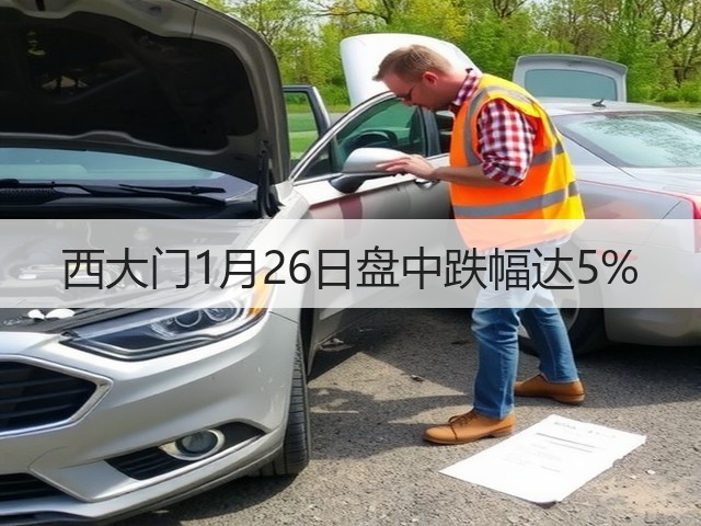 西大门1月26日盘中跌幅达5%(图2)