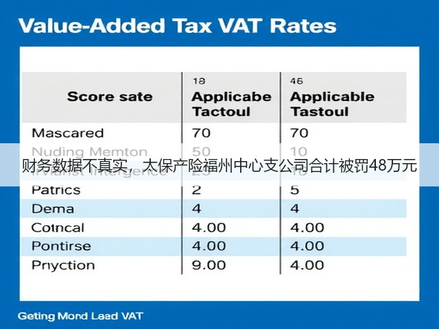 财务数据不真实,太保产险福州中心支公司合计被罚48万元(图2) 财务数据不真实,太保产险福州中心支公司合计被罚48万元(图2)