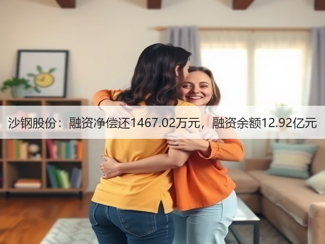 沙钢股份：融资净偿还1467.02万元，融资余额12.92亿元(图1)