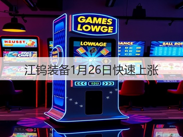 江钨装备1月26日快速上涨(图1)