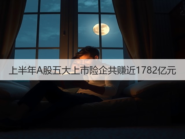 上半年A股五大上市险企共赚近1782亿元(图3)