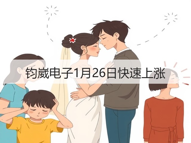 钧崴电子1月26日快速上涨(图1) 钧崴电子1月26日快速上涨(图1)