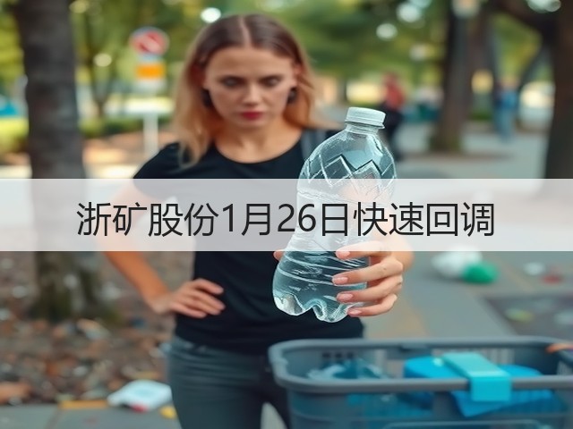 浙矿股份1月26日快速回调(图3) 浙矿股份1月26日快速回调(图3)