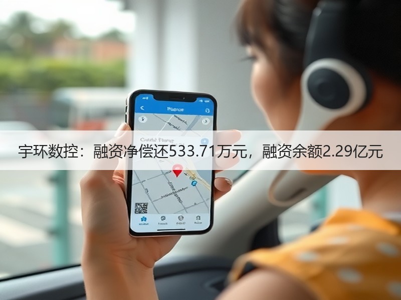 宇环数控：融资净偿还533.71万元，融资余额2.29亿元