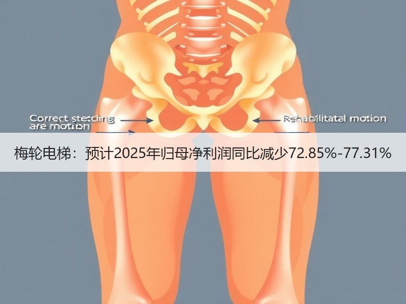梅轮电梯：预计2025年归母净利润同比减少72.85%-77.31%