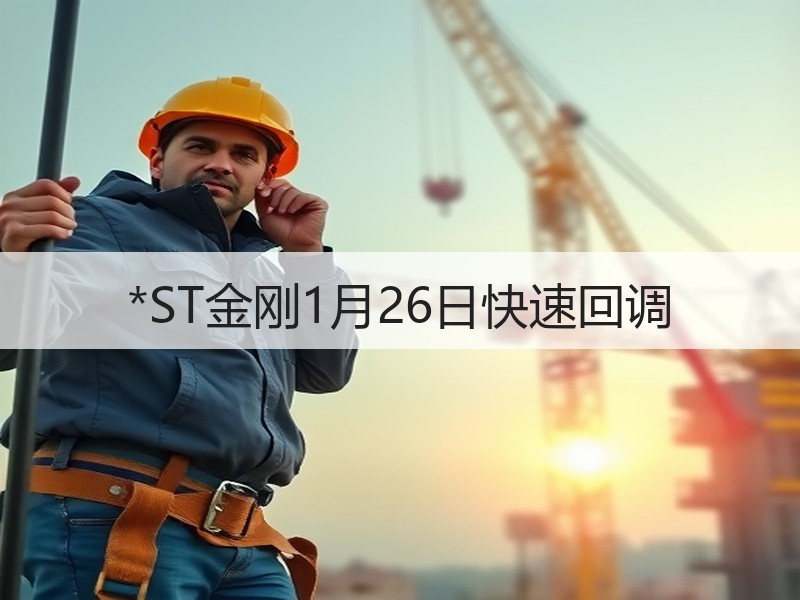 *ST金刚1月26日快速回调