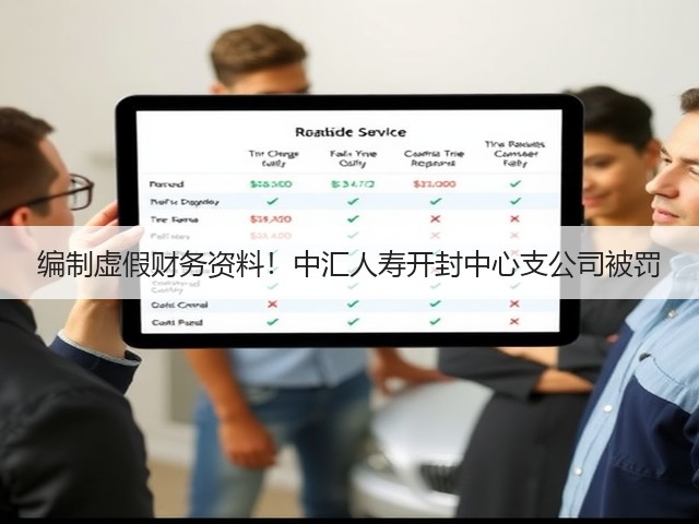 编制虚假财务资料！中汇人寿开封中心支公司被罚(图1)