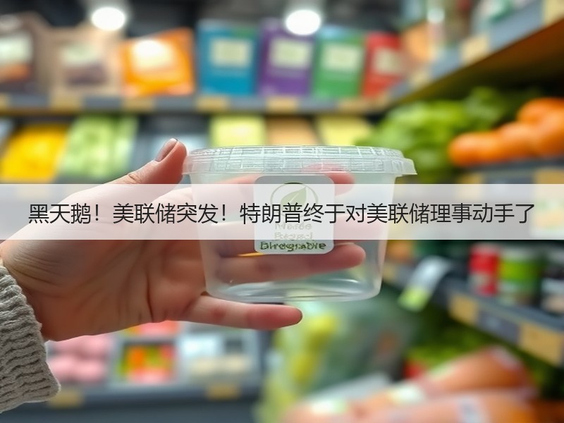 黑天鹅！美联储突发！特朗普终于对美联储理事动手了