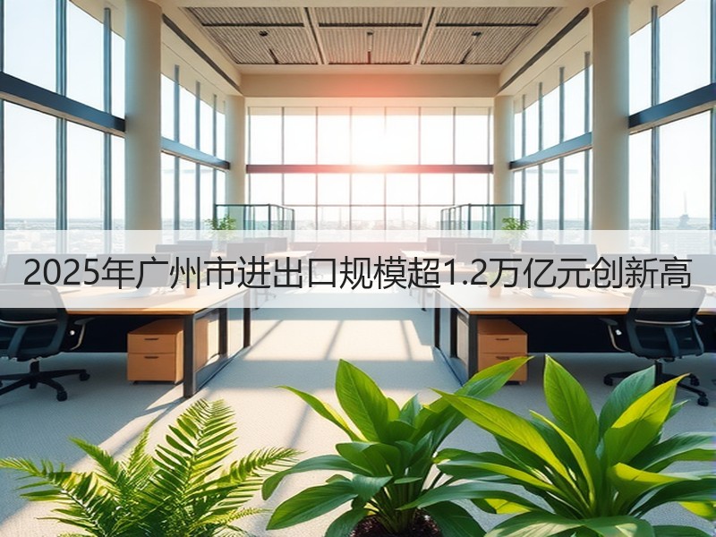 2025年广州市进出口规模超1.2万亿元创新高