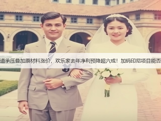 销售渠道承压叠加原材料涨价,欢乐家去年净利预降超六成!加码印尼项目能否破局?(图2) 销售渠道承压叠加原材料涨价,欢乐家去年净利预降超六成!加码印尼项目能否破局?(图2)