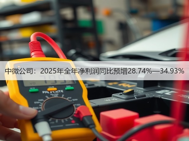 中微公司：2025年全年净利润同比预增28.74%—34.93%(图3)
