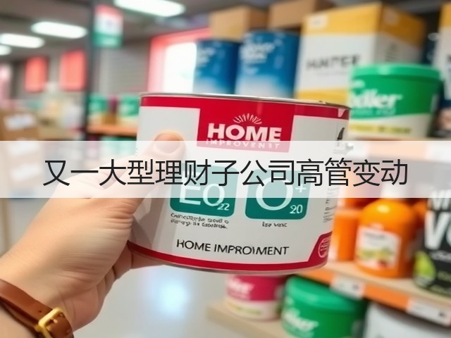 又一大型理财子公司高管变动(图1) 又一大型理财子公司高管变动(图1)