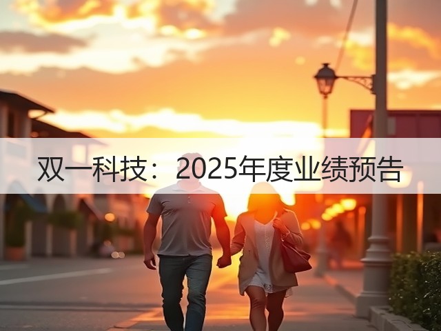 双一科技:2025年度业绩预告(图3) 双一科技:2025年度业绩预告(图3)