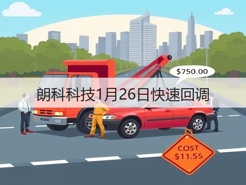 朗科科技1月26日快速回调