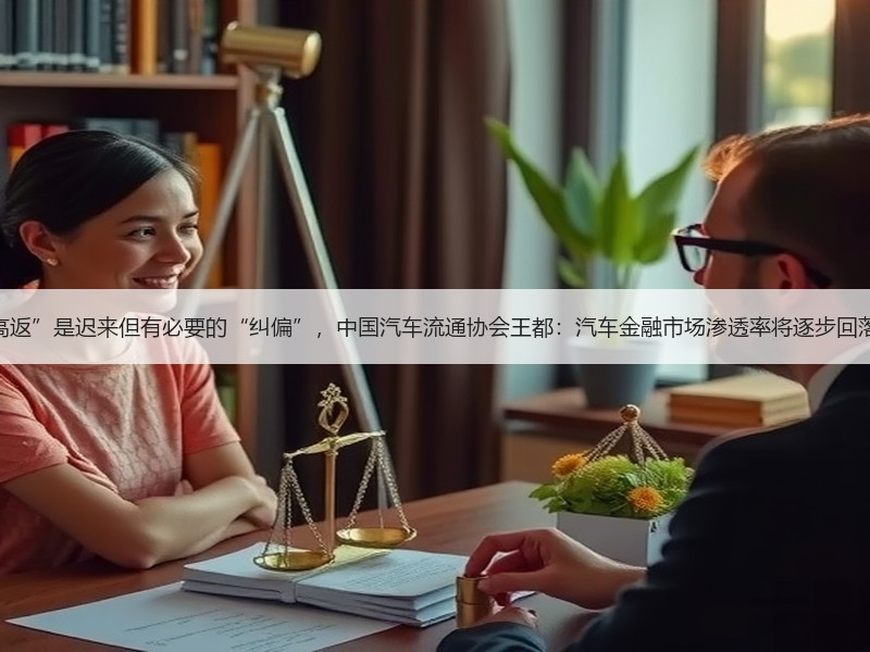 叫停“高息高返”是迟来但有必要的“纠偏”，中国汽车流通协会王都：汽车金融市场渗透率将逐步回落至50%左右