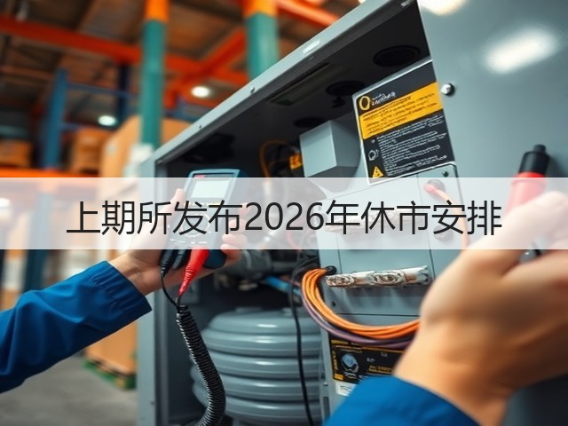 上期所发布2026年休市安排(图2) 上期所发布2026年休市安排(图2)