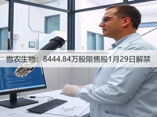 傲农生物：8444.84万股限售股1月29日解禁(图2)