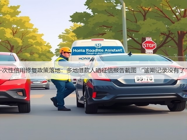 一次性信用修复政策落地：多地借款人晒征信报告截图 “逾期记录没有了”(图3)