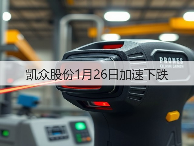 凯众股份1月26日加速下跌(图3)