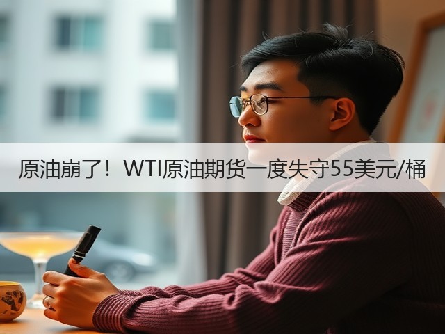 原油崩了！WTI原油期货一度失守55美元/桶(图3)