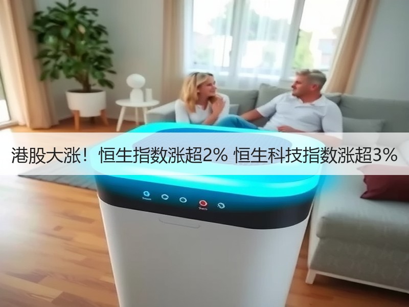 港股大涨！恒生指数涨超2% 恒生科技指数涨超3%