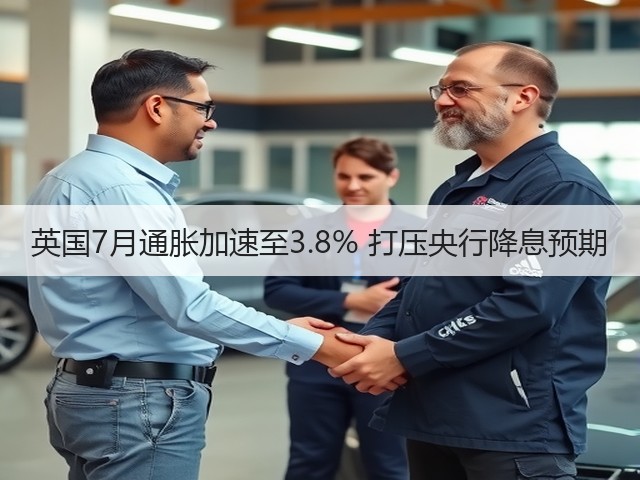 英国7月通胀加速至3.8% 打压央行降息预期(图2) 英国7月通胀加速至3.8% 打压央行降息预期(图2)