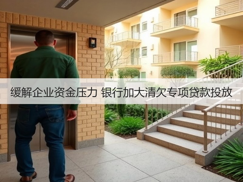 缓解企业资金压力 银行加大清欠专项贷款投放