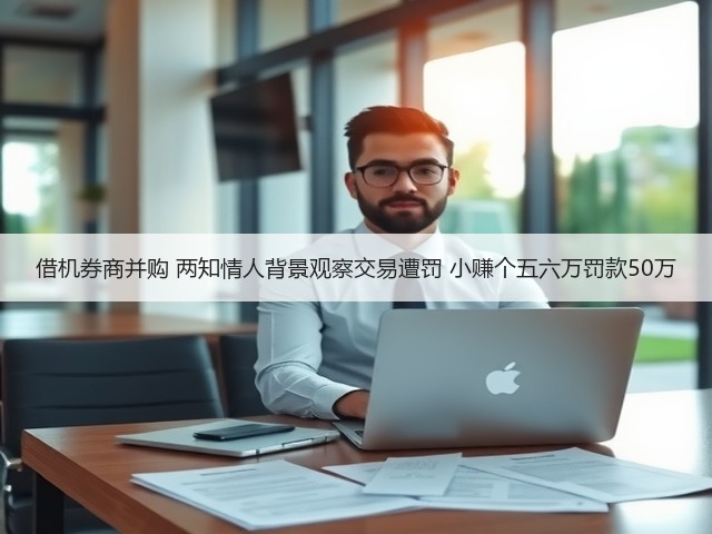 借机券商并购 两知情人背景观察交易遭罚 小赚个五六万罚款50万(图3) 借机券商并购 两知情人背景观察交易遭罚 小赚个五六万罚款50万(图3)