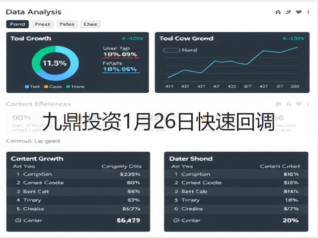 九鼎投资1月26日快速回调(图1) 九鼎投资1月26日快速回调(图1)