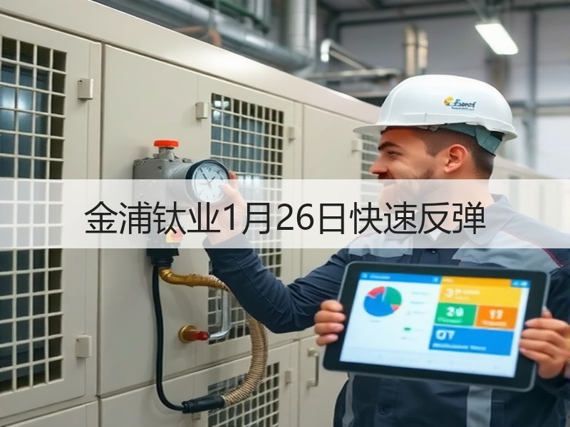 金浦钛业1月26日快速反弹