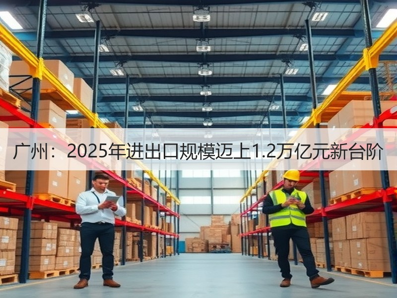 广州：2025年进出口规模迈上1.2万亿元新台阶