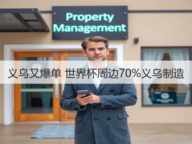 义乌又爆单 世界杯周边70%义乌制造(图1)