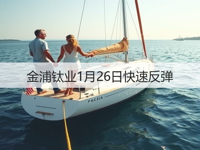金浦钛业1月26日快速反弹(图3) 金浦钛业1月26日快速反弹(图3)