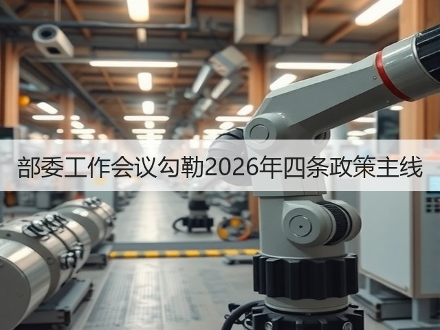 部委工作会议勾勒2026年四条政策主线(图2) 部委工作会议勾勒2026年四条政策主线(图2)